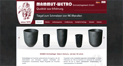 Desktop Screenshot of mammut-wetro.de